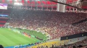 Torcida do Fla canta música de Jorge Jesus em eliminação do time